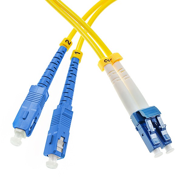 SC/UPC LC/UPC SM Simplex hybrid fiber optic patch cord by Star Group of Companies Caribbean in Trinidad and Tobago