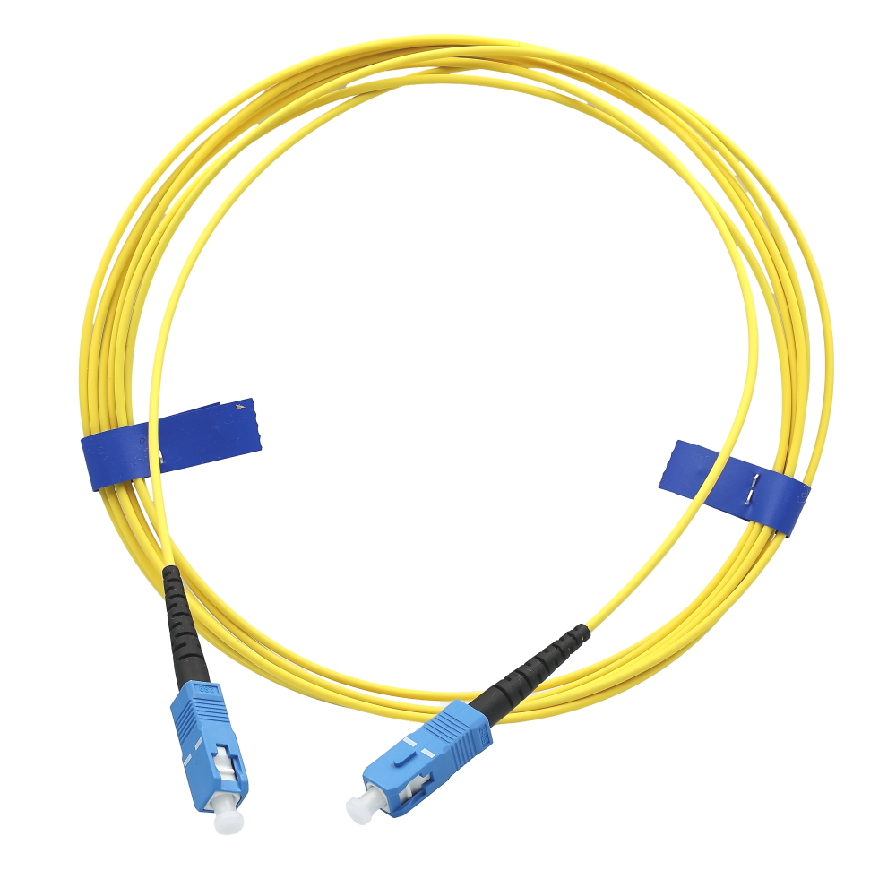 SC UPC to SC UPC Single Mode Simplex Fiber Optic Patch Cord supplied by Star Group of Companies Caribbean in Trinidad and Tobago